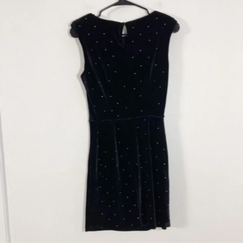 ZARA black velvet sleeveless dress - Picture 3 of 5